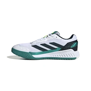 Pánske padelové topánky adidas  Courtquick Padel Shoes Cloud White/Aurora Ivy