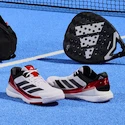 Pánske padelové topánky adidas  Crazyquick Boost Padel White