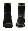 Pánske ponožky Bridgedale  Trail Run Lightweight T2 Merino Sport ¾ Crew Black