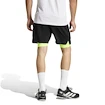 Pánske šortky adidas  Club 2In1 Short Black/Lucid Lemon