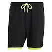 Pánske šortky adidas  Club 2In1 Short Black/Lucid Lemon