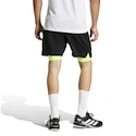 Pánske šortky adidas  Club 2In1 Short Black/Lucid Lemon