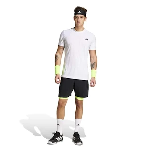 Pánske šortky adidas  Club 2In1 Short Black/Lucid Lemon
