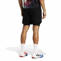 Pánske šortky adidas  Melbourne Tennis Two-in-One 7-inch Shorts Black