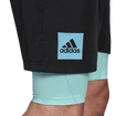 Pánske šortky adidas  Paris 2 in 1 Short Carbon