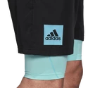 Pánske šortky adidas  Paris 2 in 1 Short Carbon