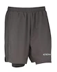 Pánske šortky CCM  2 IN 1 Training Short Charcoal