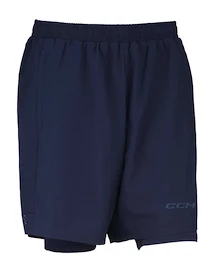 Pánske šortky CCM 2 IN 1 Training Short True Navy