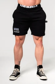 Pánske šortky Nebbia Gym Sweatshorts GYM BRO 352 Black