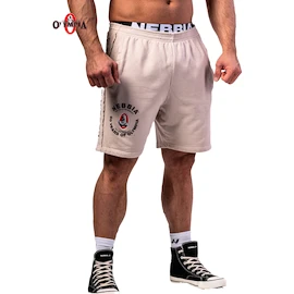 Pánske šortky Nebbia NEBBIA x OLYMPIA Washed Sweat Shorts LEGEND 786 light grey