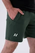 Pánske šortky Nebbia  Relaxed-fit Shorts with Side Pockets 319 dark green