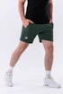 Pánske šortky Nebbia  Relaxed-fit Shorts with Side Pockets 319 dark green