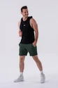 Pánske šortky Nebbia  Relaxed-fit Shorts with Side Pockets 319 dark green