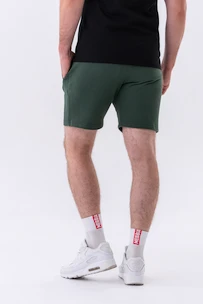 Pánske šortky Nebbia  Relaxed-fit Shorts with Side Pockets 319 dark green