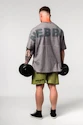 Pánske šortky Nebbia  Washed-off Gym Sweatshorts NO BS 367 Light Green