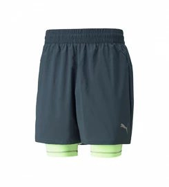 Pánske šortky Puma Run 2in1 5" Short Dark Slate