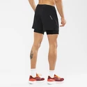 Pánske šortky Salomon Cross 2in1 Shorts Black