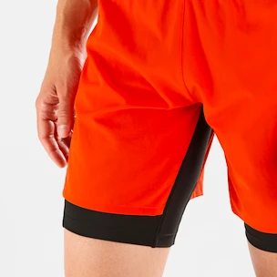 Pánske šortky Salomon Cross Twinskin Shorts Fiery Red