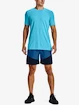Pánske šortky Under Armour  Knit Woven Hybrid Shorts-BLU