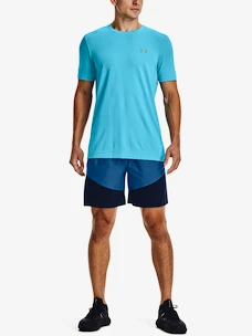 Pánske šortky Under Armour  Knit Woven Hybrid Shorts-BLU