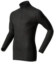 Pánske termo tričko Odlo 1/2 zip Originals Warm Black