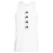 Pánske tielko adidas Run Logo Tank White
