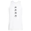 Pánske tielko adidas  Run Logo Tank White