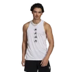 Pánske tielko adidas  Run Logo Tank White