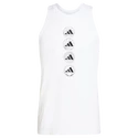 Pánske tielko adidas Run Logo Tank White