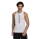 Pánske tielko adidas  Run Logo Tank White