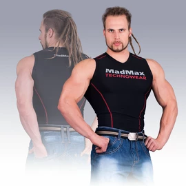 Pánske tielko MadMax MSW904 Black/Red