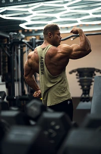 Pánske tielko Nebbia  Gym Tank Top FLEXIN' 360Green