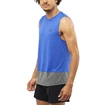 Pánske tielko Salomon Cross Run Tank Nautical Blue/Black