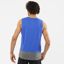 Pánske tielko Salomon Cross Run Tank Nautical Blue/Black