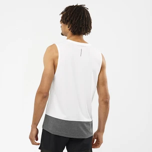 Pánske tielko Salomon Cross Run Tank White/Black