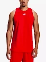 Pánske tielko Under Armour  BASELINE COTTON TANK-RED