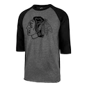 Pánske tričko 47 Brand Club Imprint Raglan NHL Chicago Blackhawks