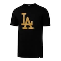 Pánske tričko 47 Brand Metallic Hook Splitter Tee MLB Los Angeles Dodgers Black