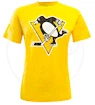 Pánske tričko 47 Brand NHL Pittsburgh Penguins Splitter Tee žlté