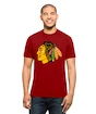 Pánske tričko 47 Brand Splitter NHL Chicago Blackhawks červené