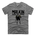 Pánske tričko 500 LEVEL Hyper K NHL Pittsburgh Penguins Jevgenij Malkin 71 šedé