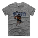 Pánske tričko 500 LEVEL Retro B NHL Edmonton Oilers Connor McDavid 97 šedé