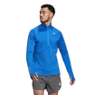 Pánske tričko adidas  Adizero 1/2 Zip Blue Rush