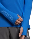 Pánske tričko adidas  Adizero 1/2 Zip Blue Rush