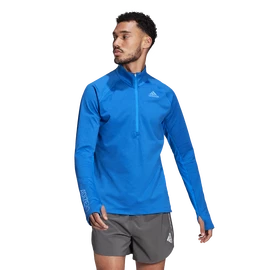 Pánske tričko adidas Adizero 1/2 Zip Blue Rush