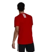 Pánske tričko adidas Aeroready 3-Stripes Back Tee Scarlet