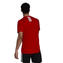 Pánske tričko adidas Aeroready 3-Stripes Back Tee Scarlet