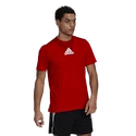 Pánske tričko adidas Aeroready 3-Stripes Back Tee Scarlet