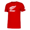 Pánske tričko adidas Amplifier SS Tee NHL Detroit Red Wings