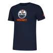 Pánske tričko adidas Amplifier SS Tee NHL Edmonton Oilers